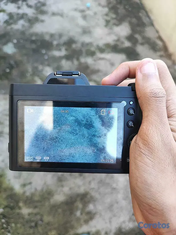 camaras y audio - Cámara digital 5K WiFi con enfoque automático de vlogging para YouTube 4