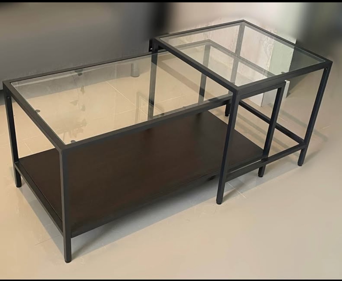 decoración y accesorios - En venta: Mesa de centro doble 1