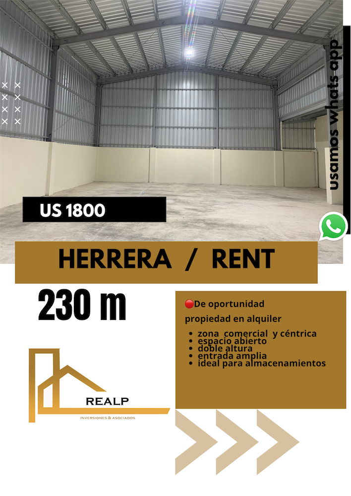 oficinas y locales comerciales - Almacén en herrera