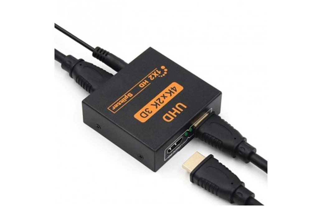 accesorios para electronica - Adaptador 1x2 HDMI HD 1080P Soporta Ultra 4K * 2K 3D 0