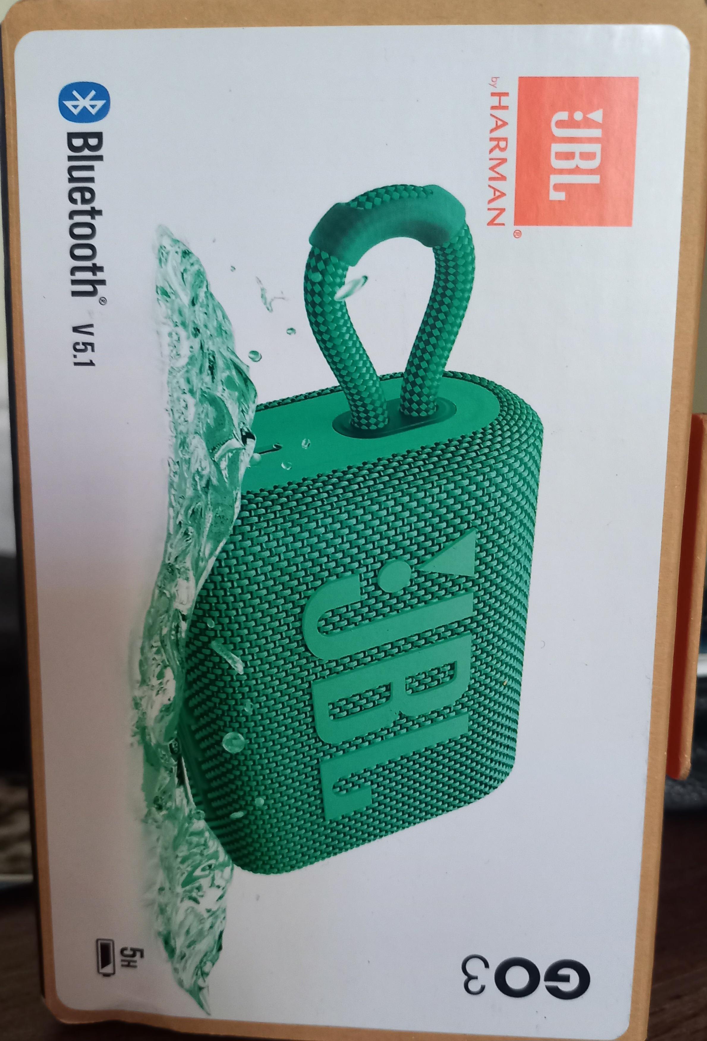 camaras y audio - JBL GO 3 ECO Waterproof IP67 Portable Bluetooth Sp 1