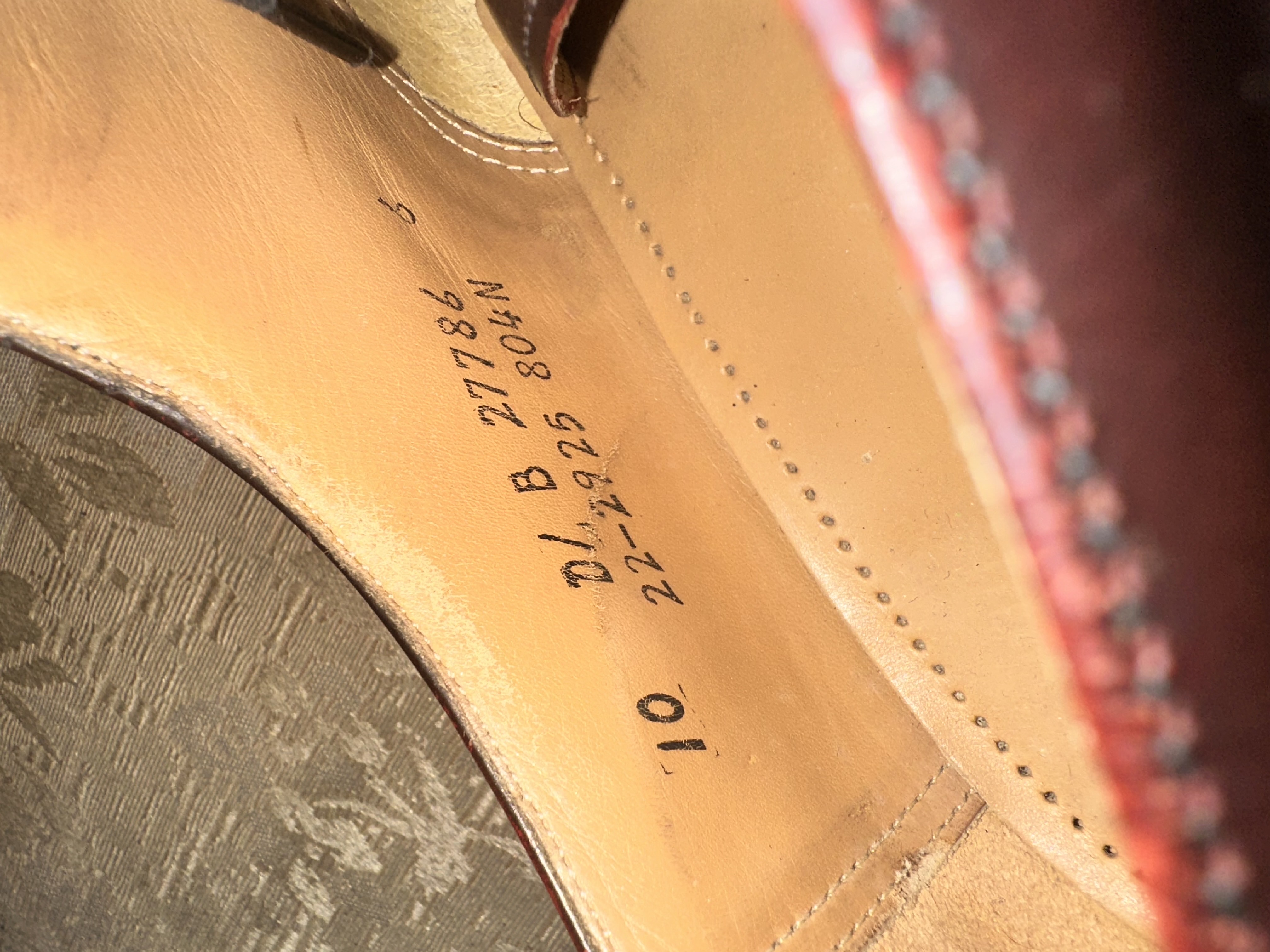 ropa para hombre - Johnston & Murphy Optima, size 10D/B color Borgoña, zapato de vestir. 5
