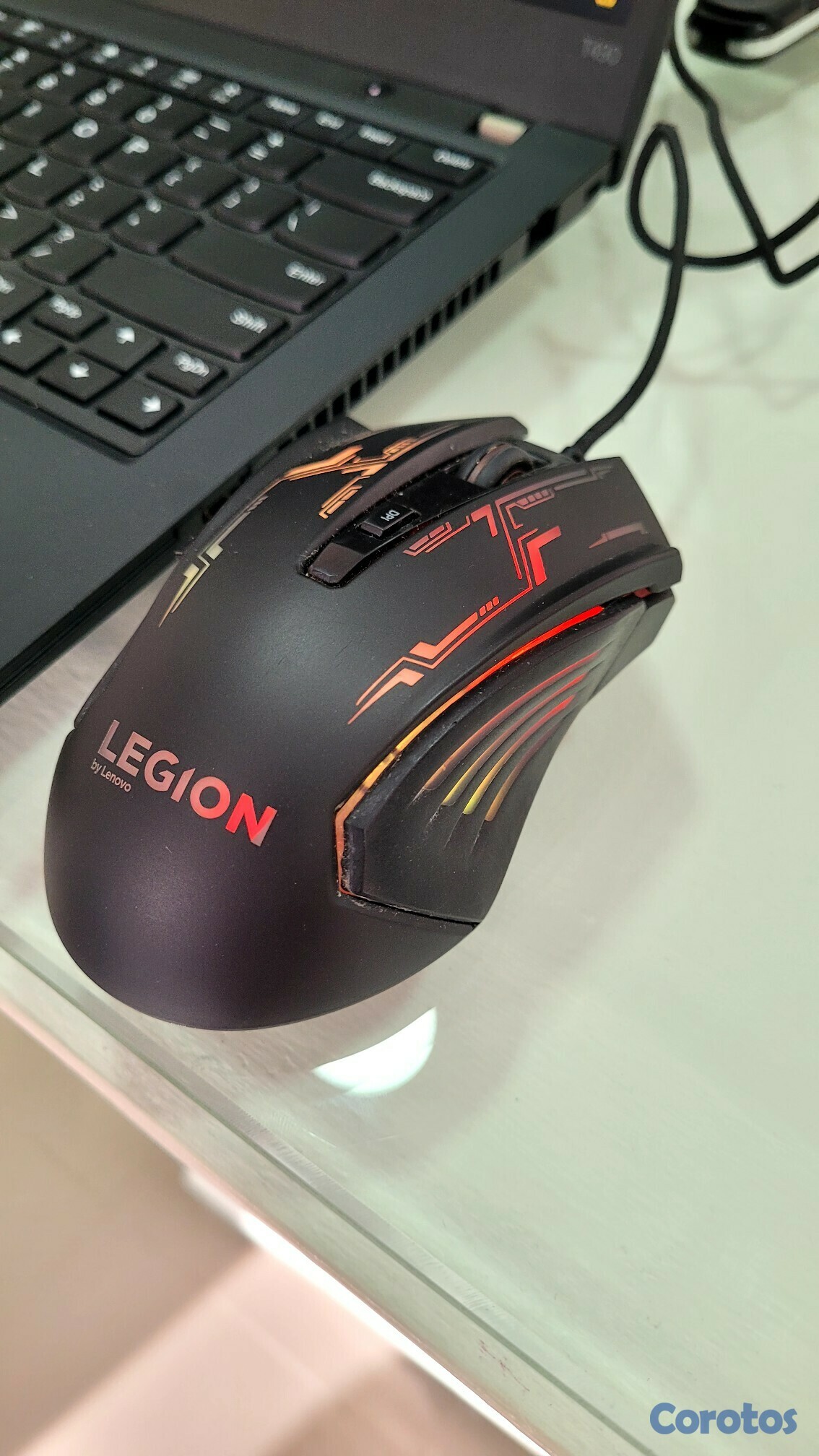 computadoras y laptops - Mause Gamer lenovo optico  3