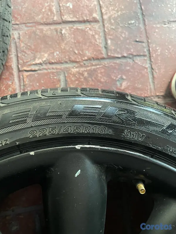 repuestos - Juego de Aros con gomas de mini cooper 2011 negros 5x120 número 18 4