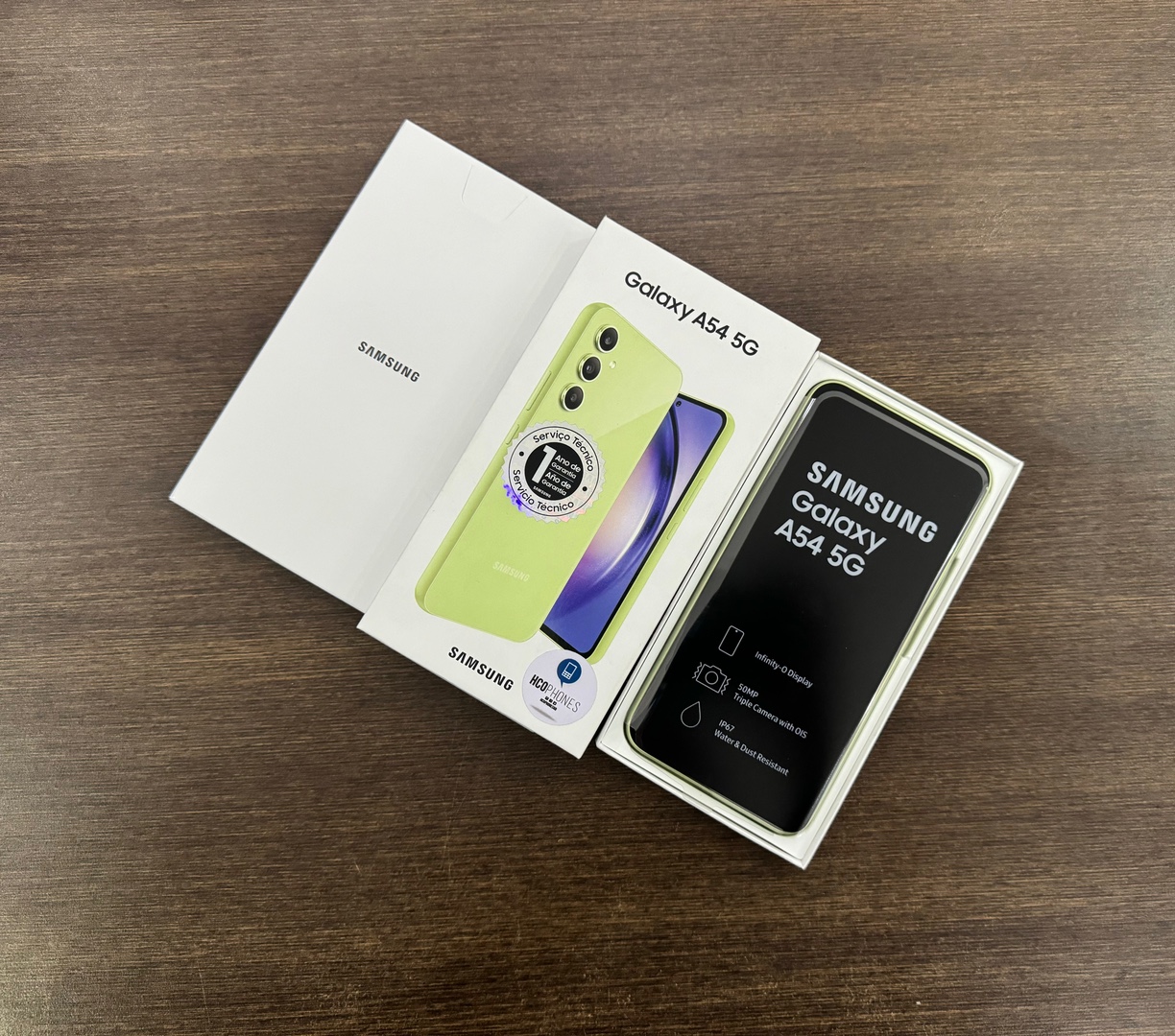 celulares y tabletas - Samsung Galaxy A54 5G 128GB/8GB Verde Nuevos, Desbloqueados, RD$ 19,500 NEG
