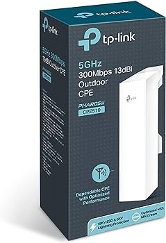 computadoras y laptops - ACCESS POINT TP-LINK CPE510, 5.0GHZ/300MBPS, 13DBI ANTENNA, 1 PUERTO LAN POE + 1 0