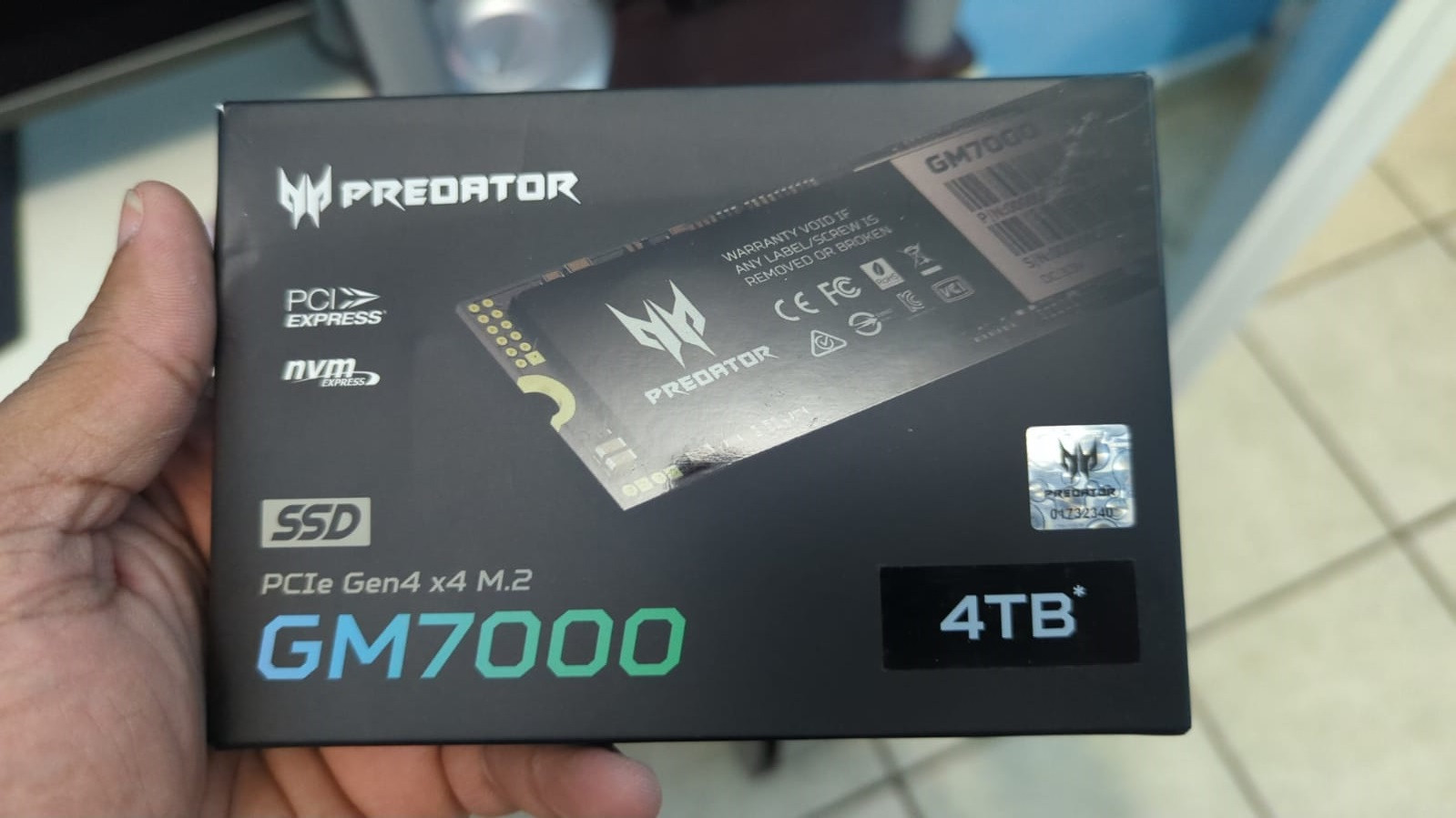 computadoras y laptops - Acer Predator GM7000 SSD 4TB M.2 SSD 2280 NVM 0