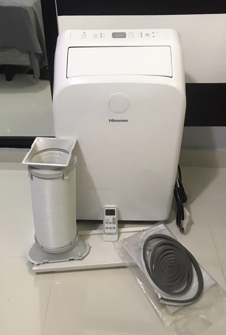 electrodomesticos - Aire portátil Hisense de 110V, 12000btu tradicionales (7,500btu ASCC).