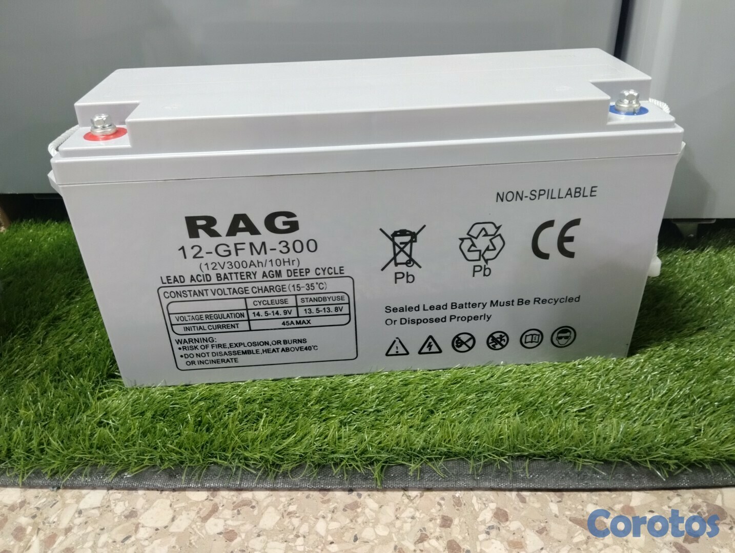 plantas e inversores - ya llegaron las baterías de gelatina de 12v y 300amp  