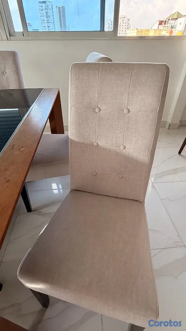 muebles y colchones - juego de mesa de comedor  4