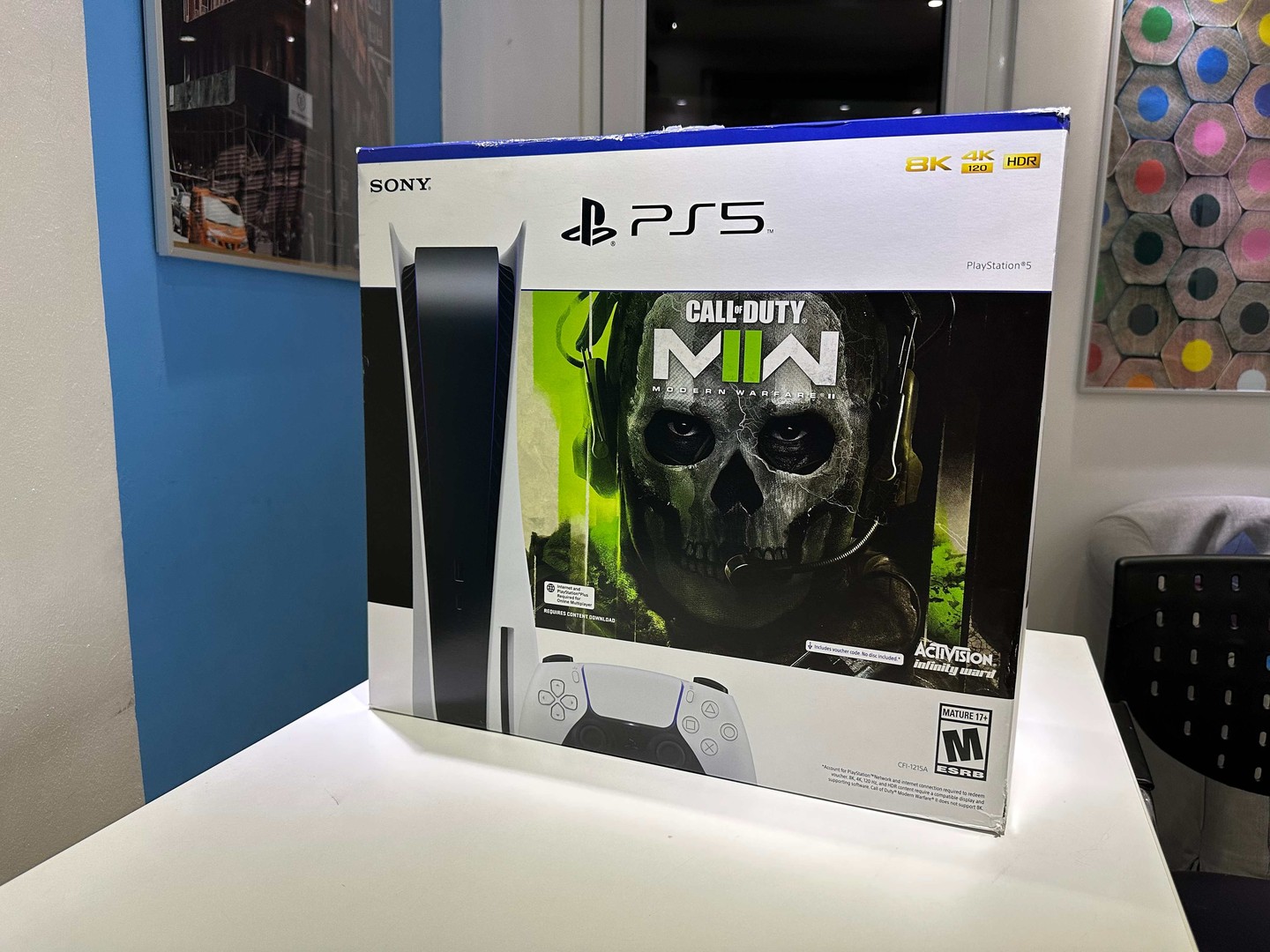 consolas y videojuegos - PlayStation 5 "Juego incluido Call of Duty ModerWare " Version CD, $ 35,500 NEG 0