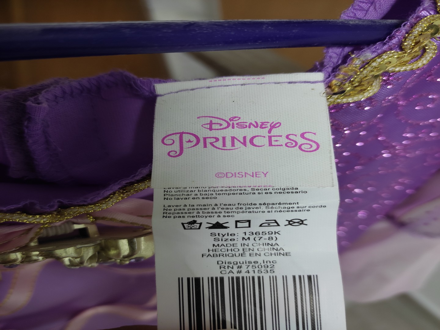 ropa y zapatos - Disfraz Rapunzel niña Disney original