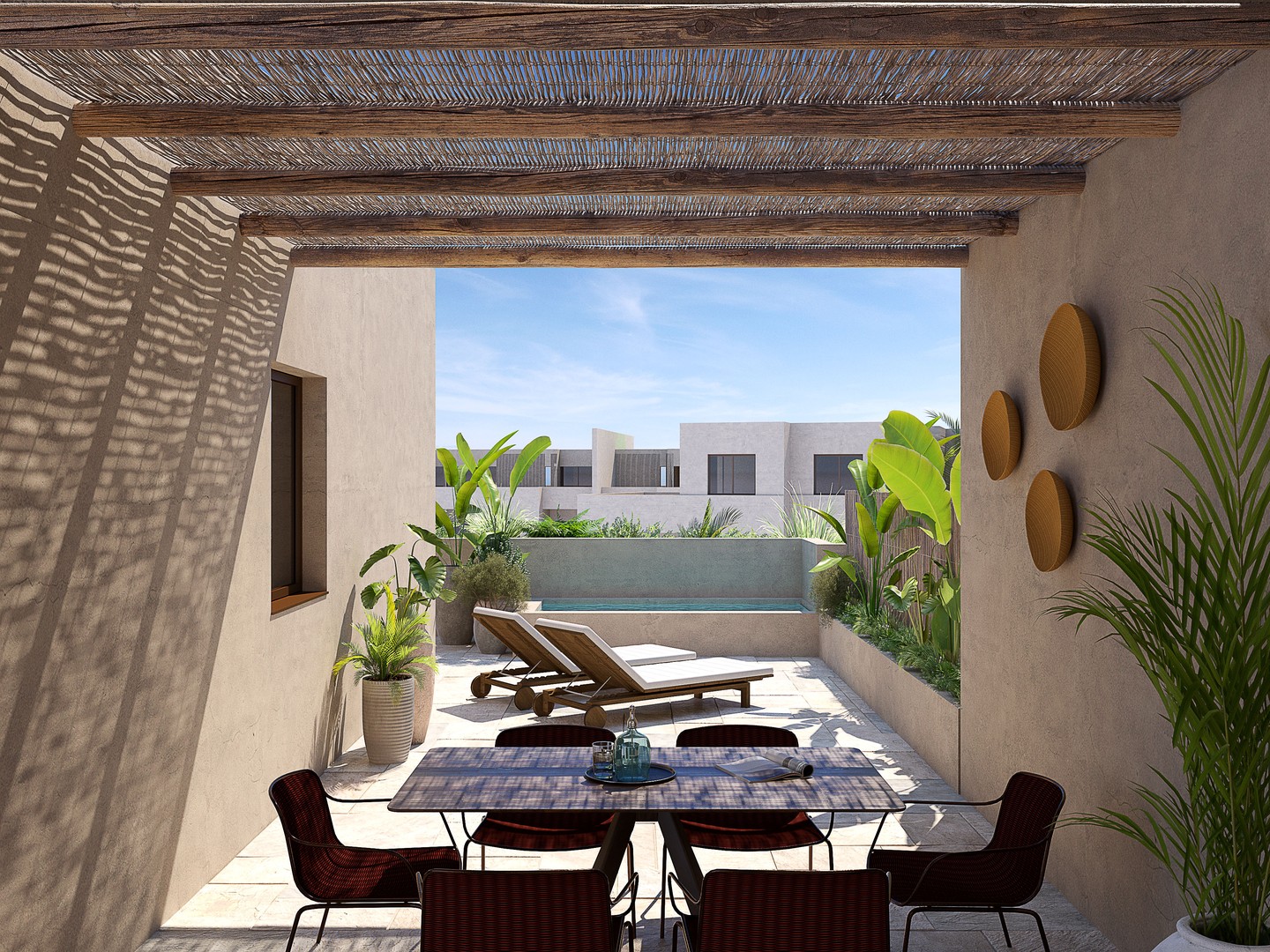 Proyecto de apartamentos y villas en venta en Punta Cana, a pasos de la playa.  4