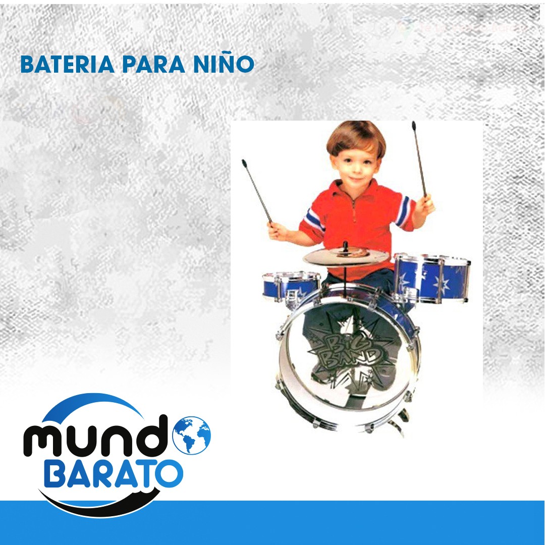 juguetes - Batería De Juguete Para Niño, Tambor, Bateria. 1