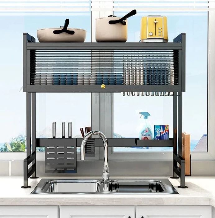 cocina - Escurridor de platos con tapa 1
