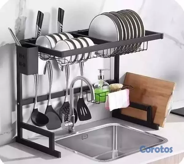 cocina - Escurridor de Platos y Vasos 65 cm de 1 Nivel Prác 3