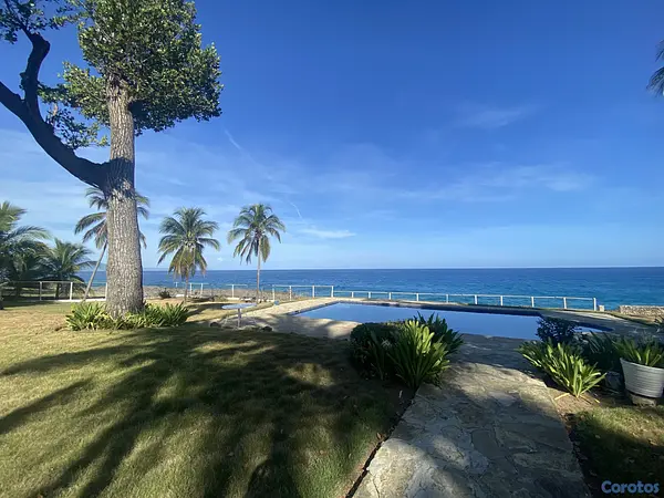 casas vacacionales y villas - villa frente al mar en sosua  2