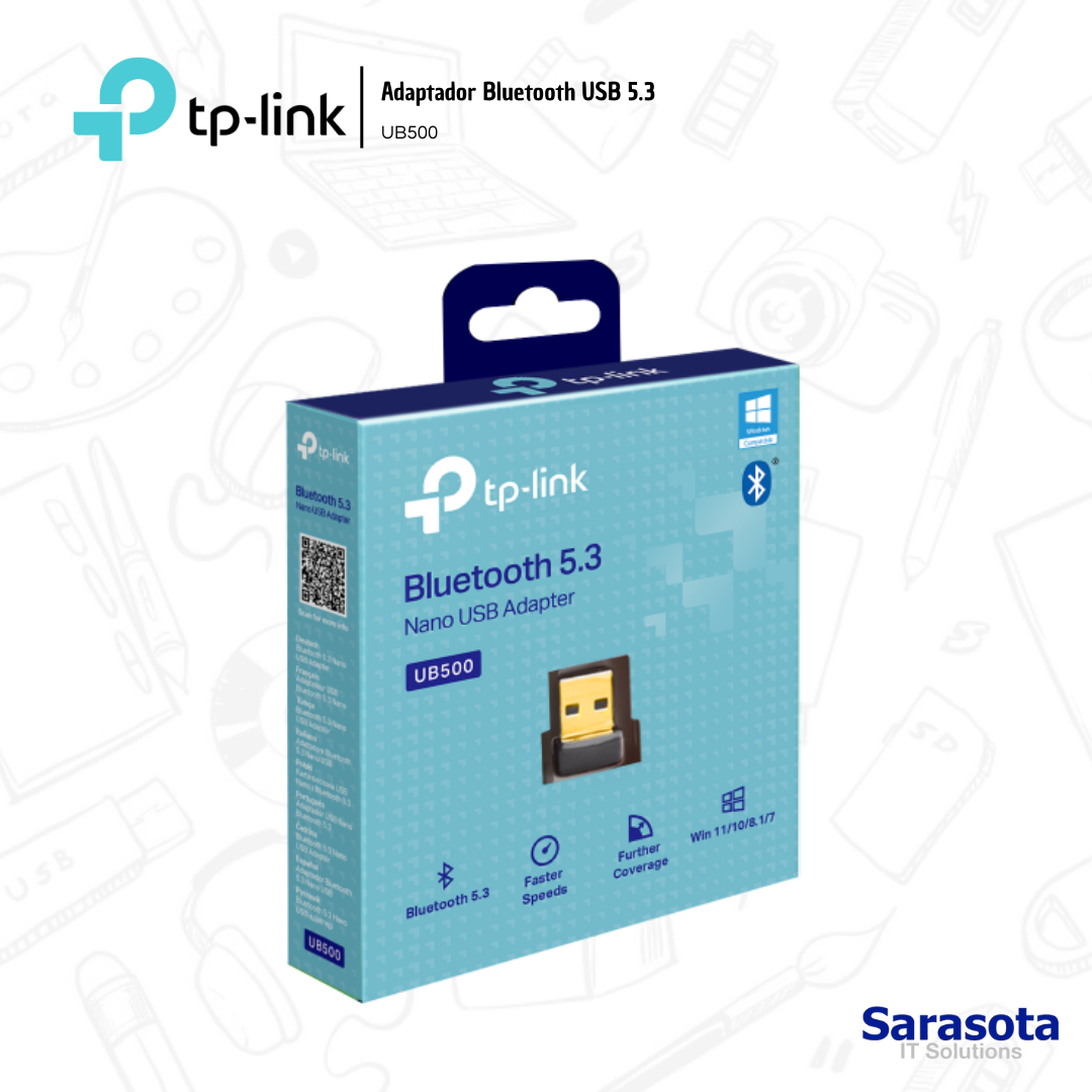 accesorios para electronica - Tp-link Adaptador Bluetooth 5.3 UB500 1