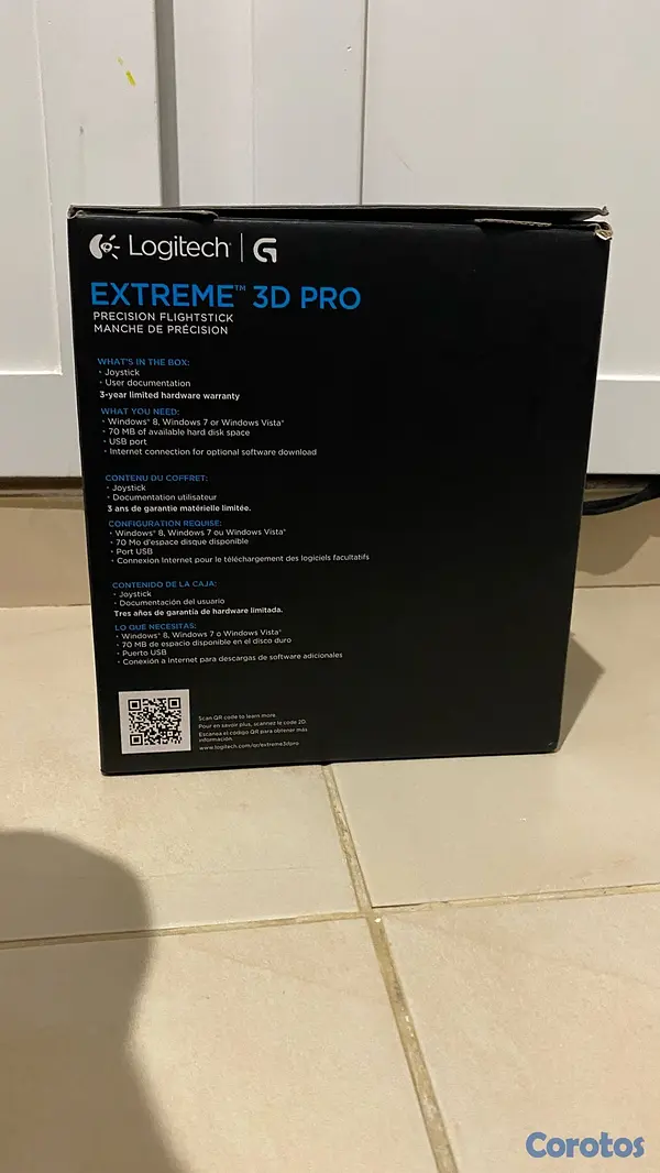 consolas y videojuegos - EXTREME TM 3D PRO
precision flightstick manche de précision  4