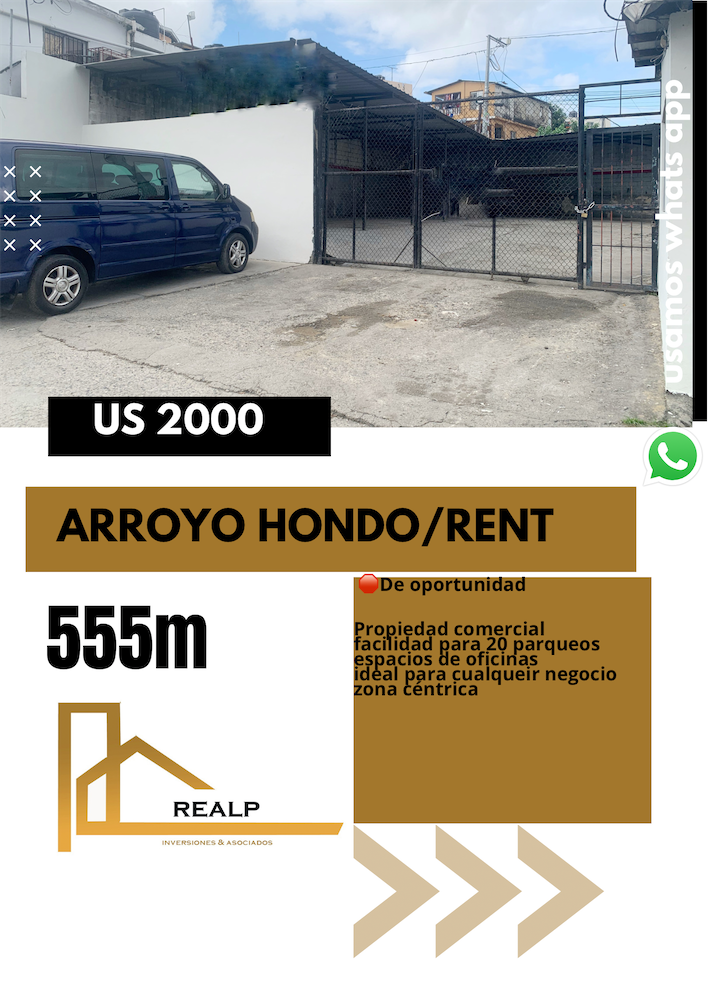 oficinas y locales comerciales - Local amplio en Arroyo hondo 