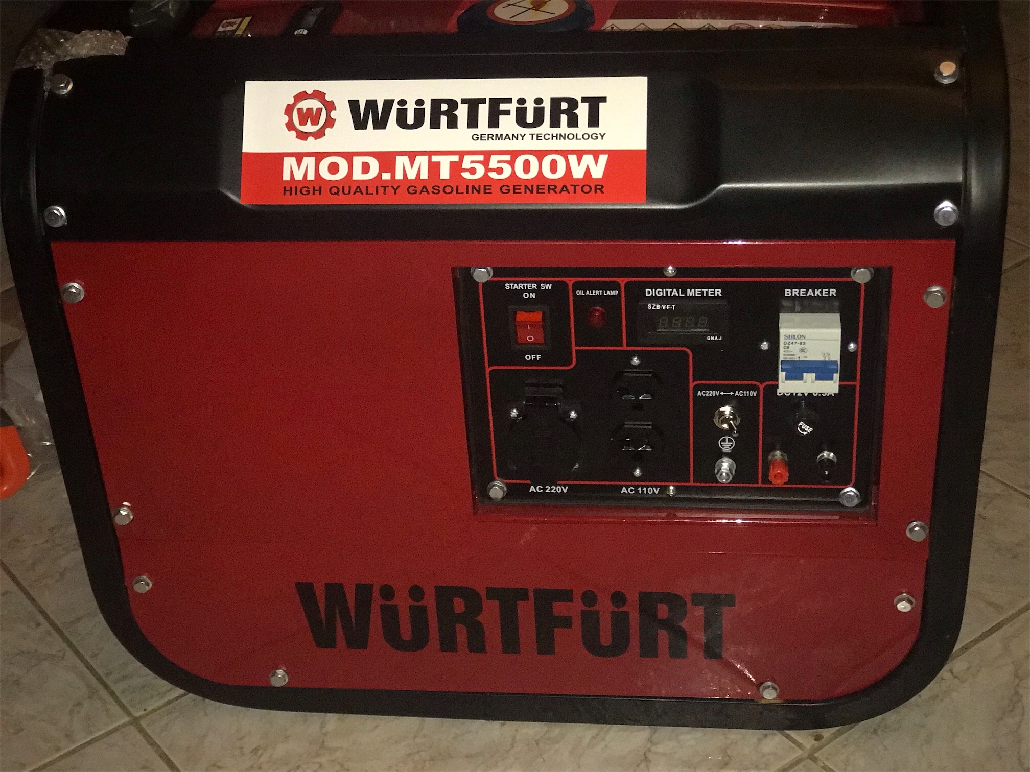 plantas e inversores - Planta eléctrica WurtFurt 6.5 hp