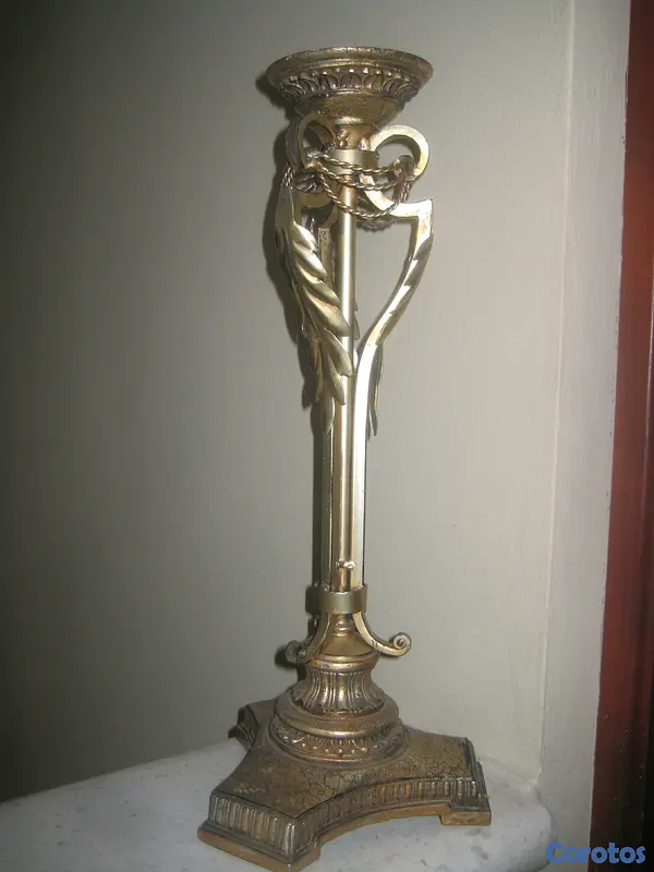 decoración y accesorios - PORTA VELONES DE BRONCE ESTILO ANTIQUE 4