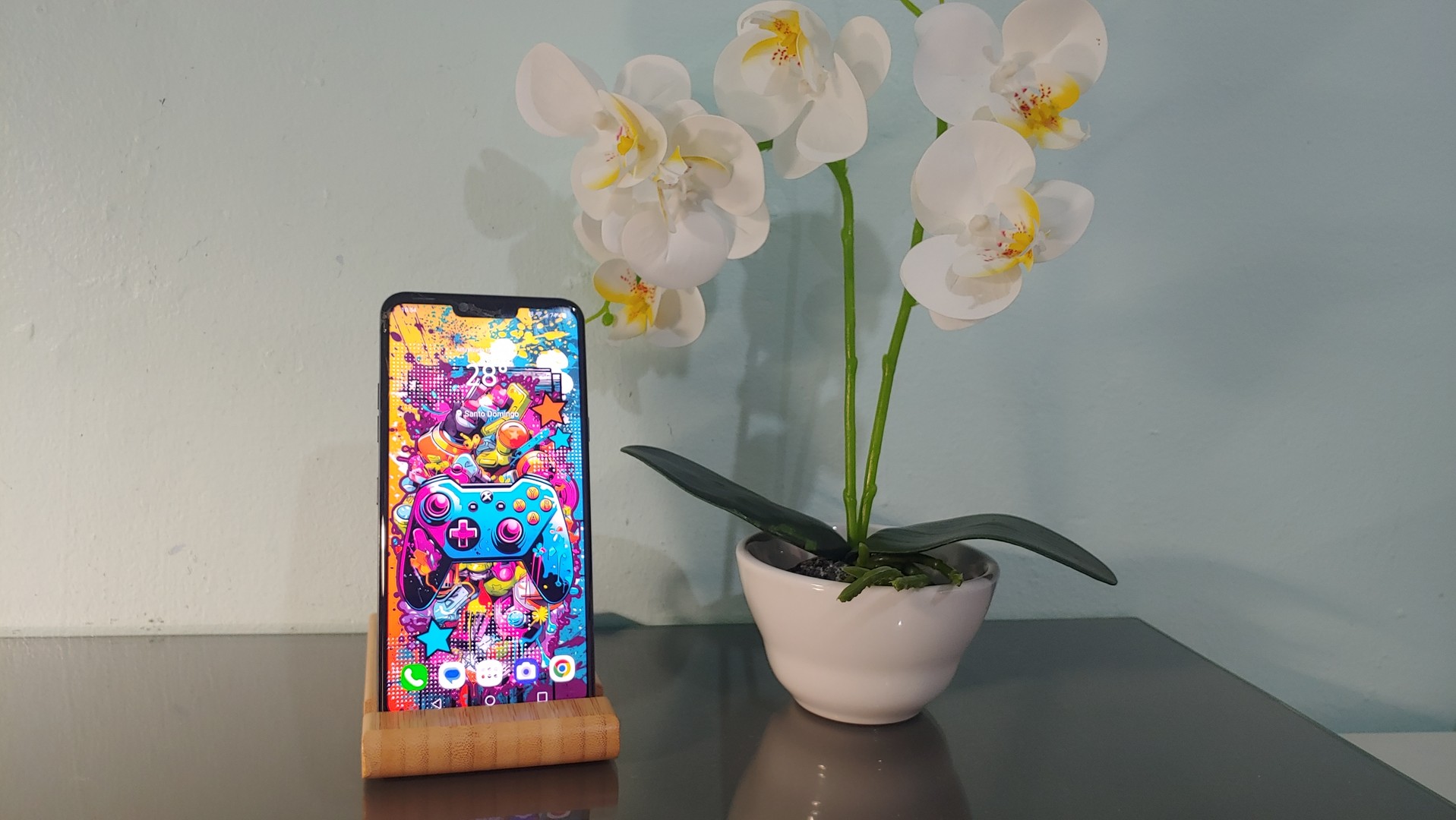 celulares y tabletas - LG G8 THINQ / snapdragon 855 / 128gb / 6gb RAM (Pantalla rota)