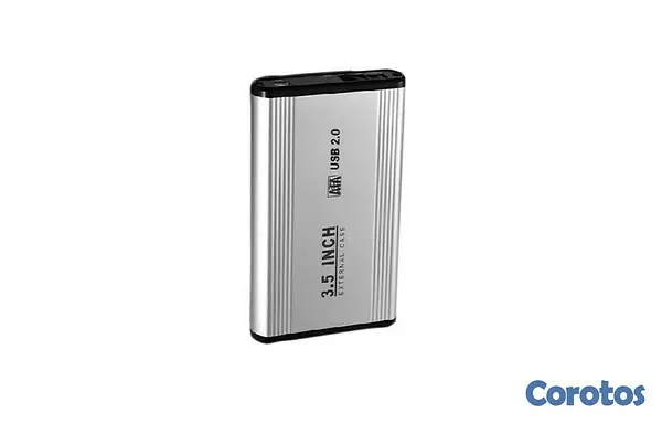 otros electronicos - Enclosure caja de disco duro externo de 3.5 a USB  de 2.0 3