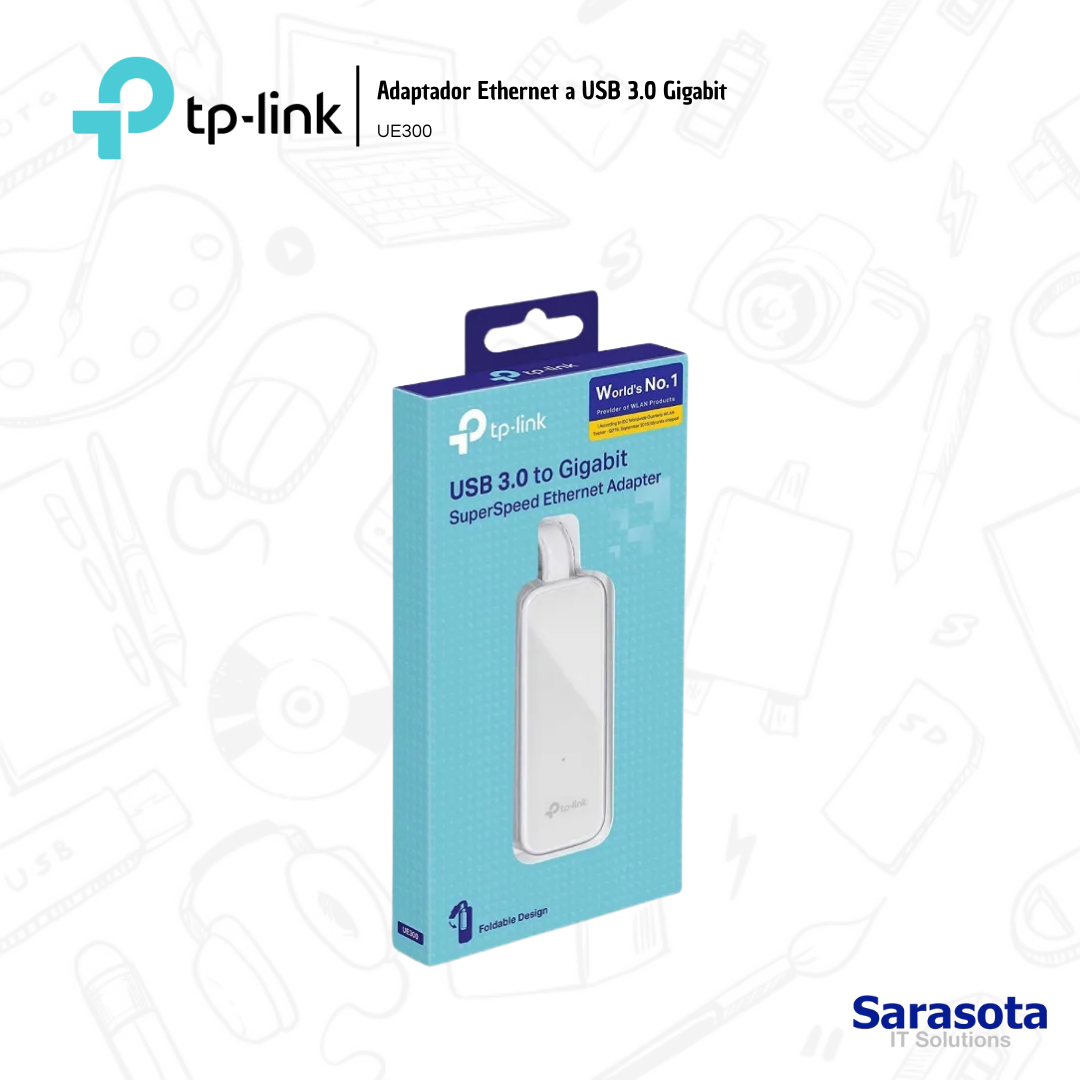 accesorios para electronica - TP-Link Adaptador Ethernet RJ45 a USB 3.0 UE300 1