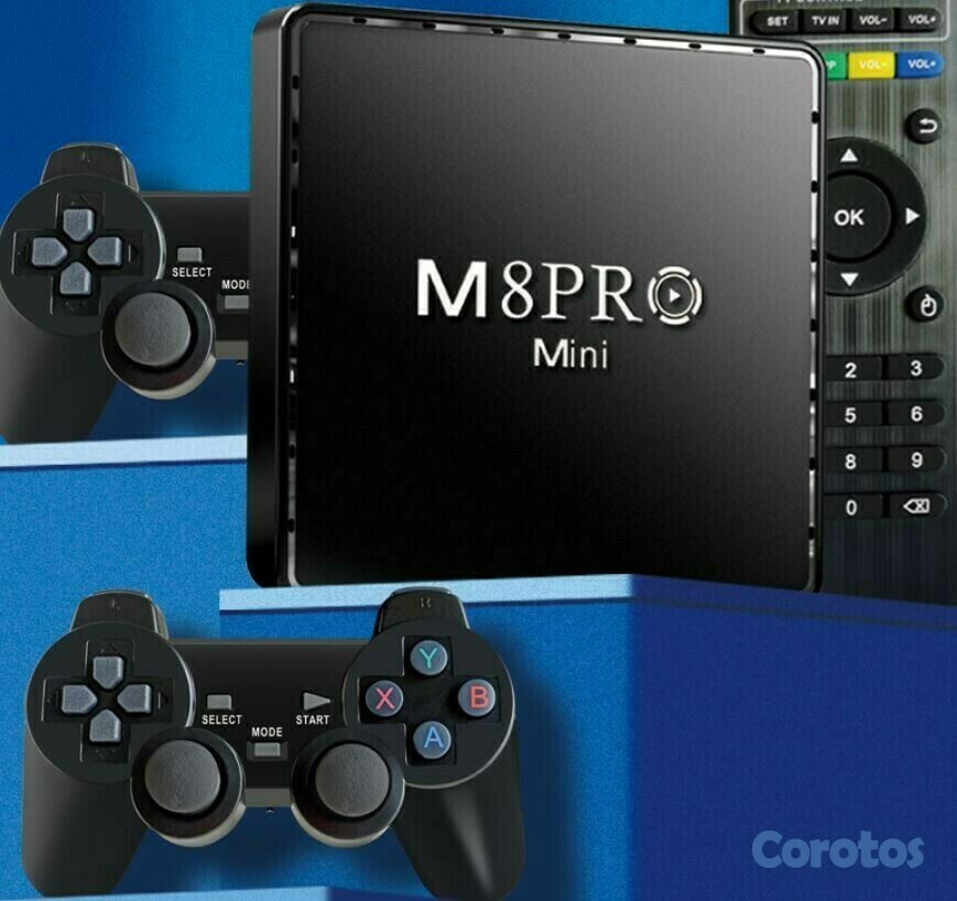 consolas y videojuegos - Convertidor de TV a smart con controles inalambricos para juegos 2