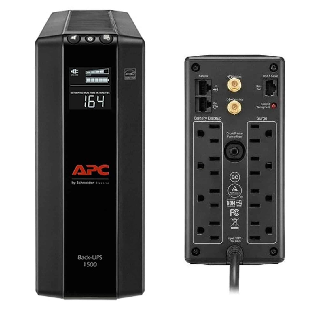 computadoras y laptops - UPS APC BX1500M-LM60 BACK-UPS PRO, 1.5KVA(1500VA), 900 WATTS 0