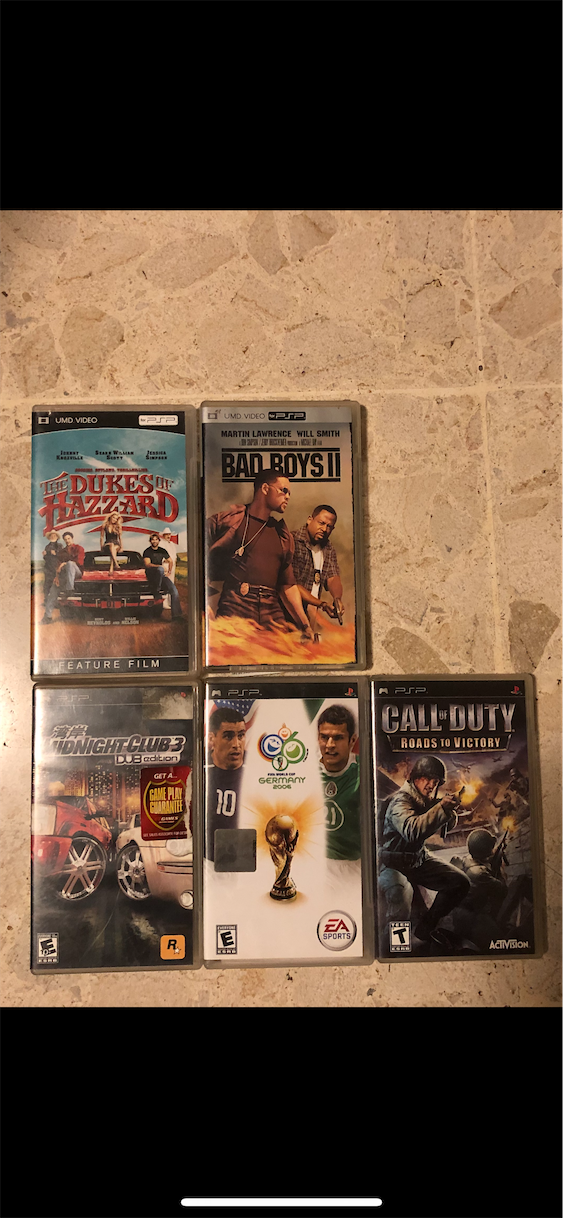 consolas y videojuegos - Juegos y peliculas variados ps2 y psp (precios reducidos)  optimas condiciones 