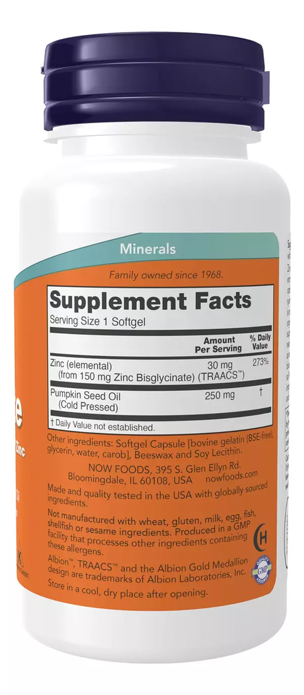 Salud y Equipamiento Médico - Glicinato Zinc-glycinate Sofge 120 Cap Now 2