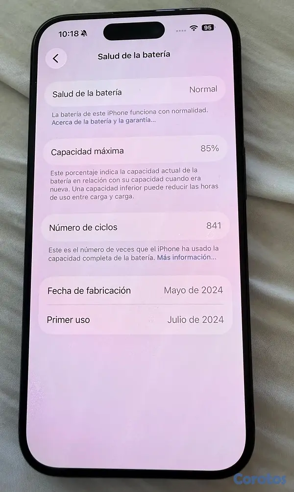 celulares y tabletas - IPHONE 15 PRO 256GB 7