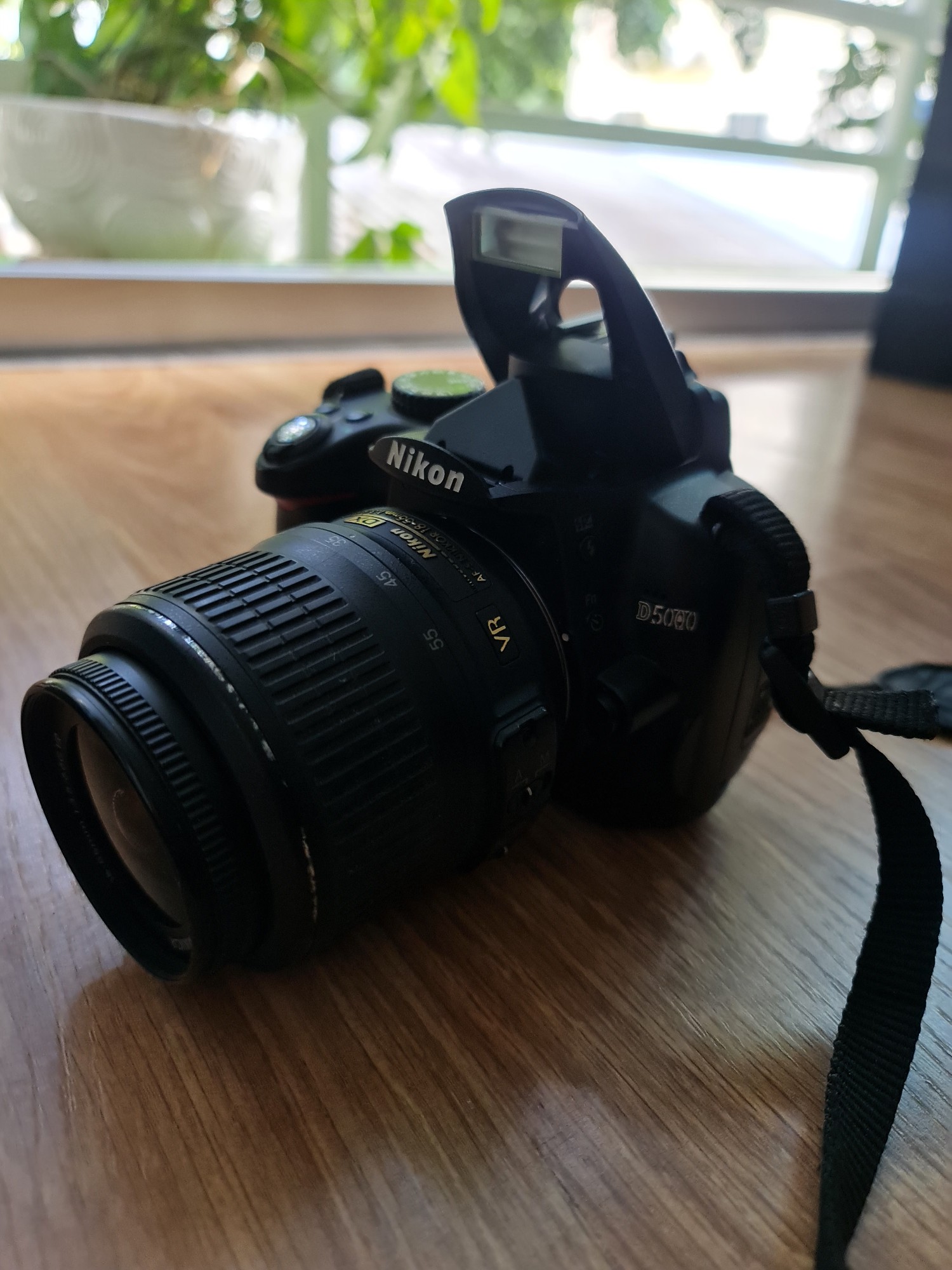 camaras y audio - Nikon D5000 12.3 MP DX Digital SLR Camara con Lente 18-55mm f/3.5-5.6G VR
