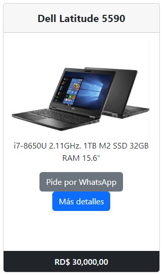 accesorios para electronica - Laptop Dell Latitude 5590 0