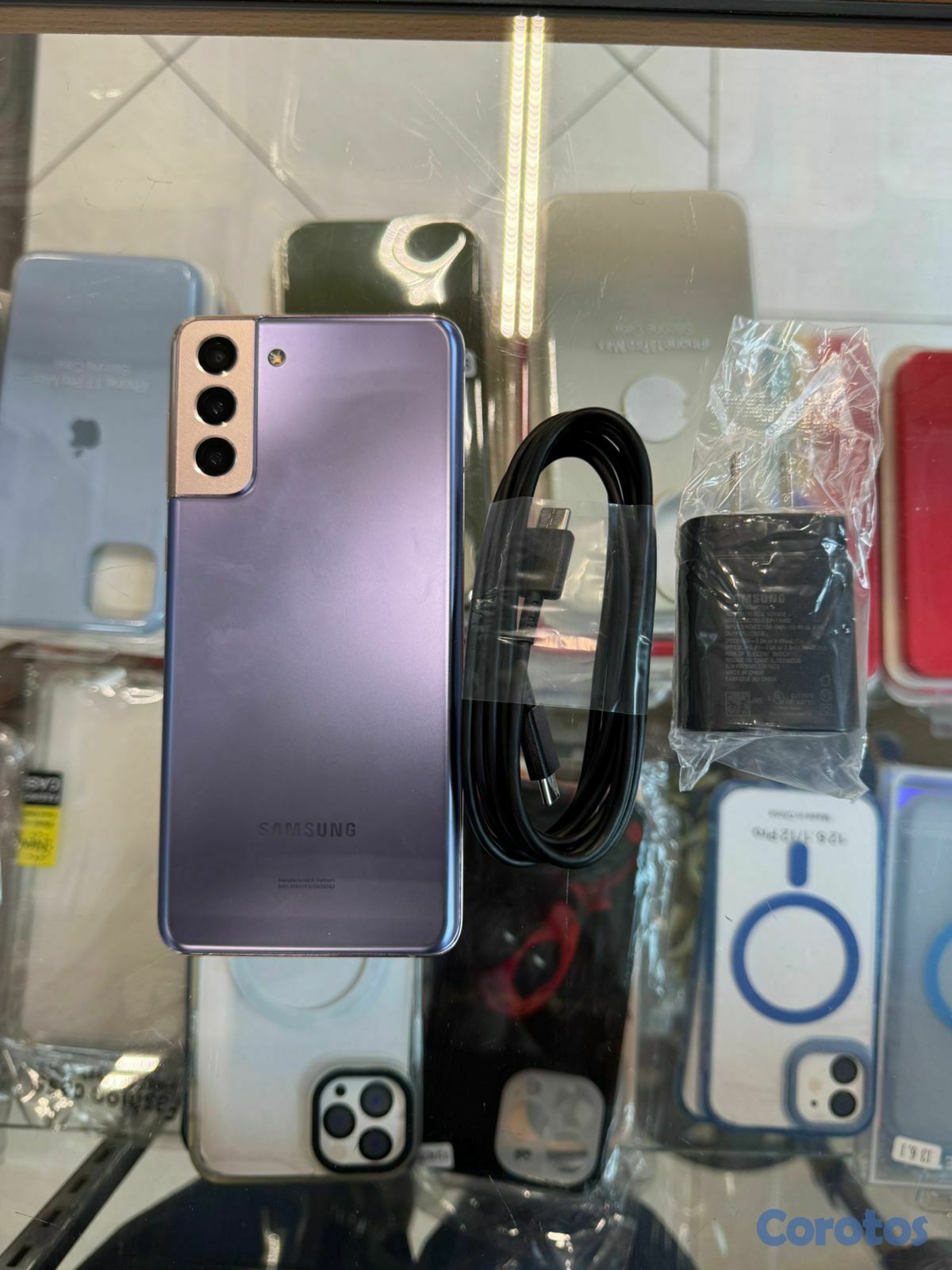 celulares y tabletas - Samsung Galaxy S21 plus violet 128 GB desbloqueado 1