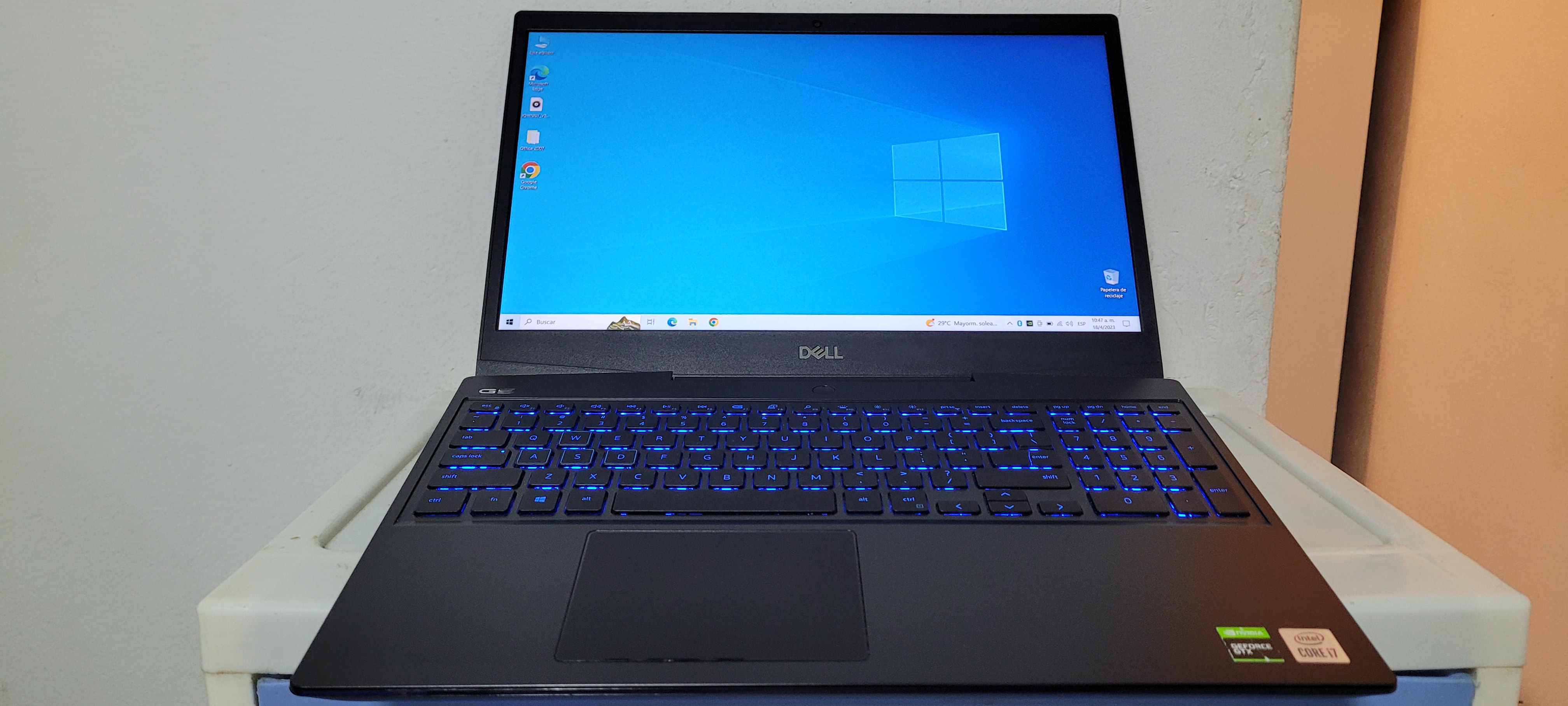 computadoras y laptops - Laptop Dell g5 17 Pulg Core i7 10th Gen Ram 16gb Disco 256 Y 1TB Gtx 165pTi 4gb