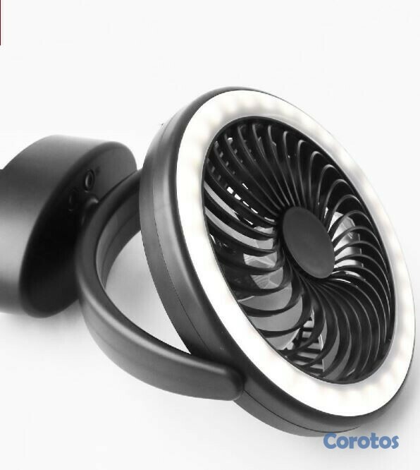 aires acondicionados y abanicos - Abanico recargable con lampara AST-5590. 3