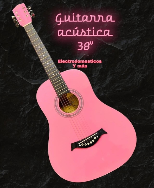 instrumentos musicales - Guitarras Rosadas. Nuevas. Para niñas