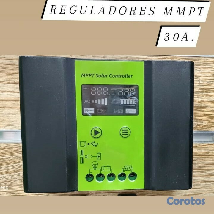 plantas e inversores - Regulador mmpt 30a