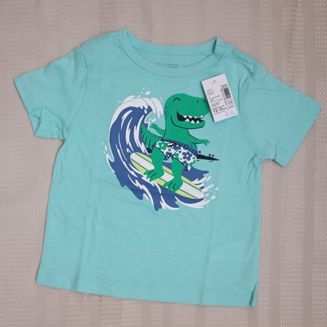 ropa y zapatos - Tshirt Dino 12-18 meses nuevo The children's place 