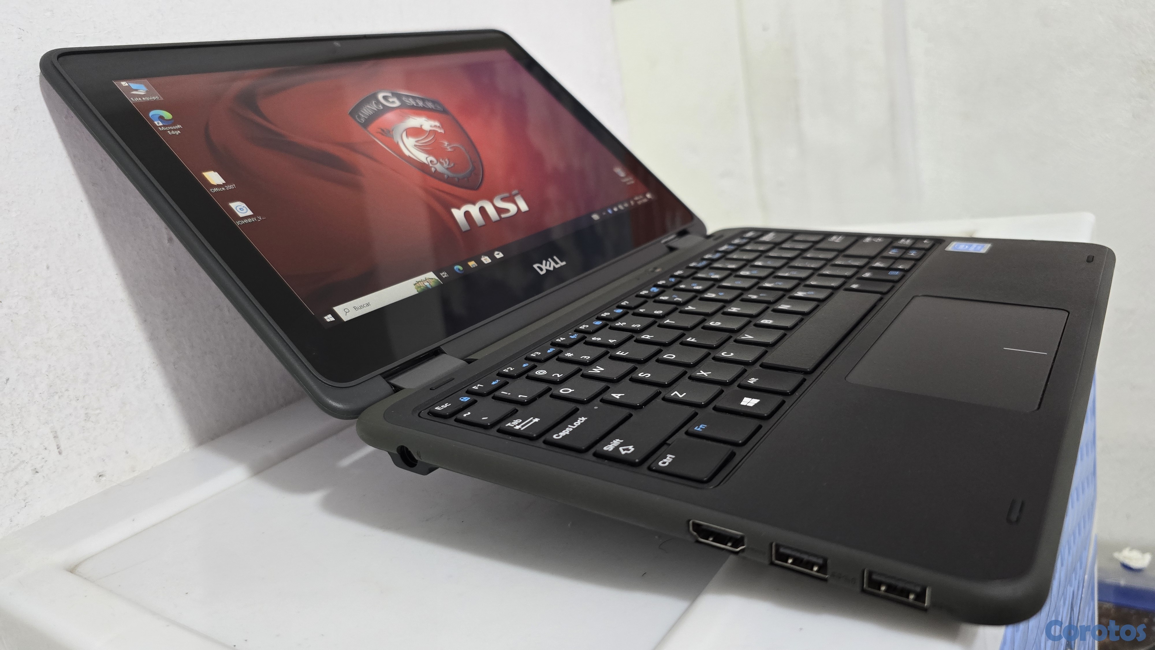 computadoras y laptops - Dell Touch 2 en 1 13.3 Pulg intel 10th Gen Ram 8gb ddr4 Disco 128gb SSD WIFI 2