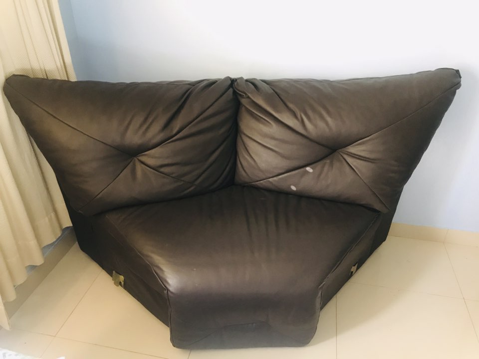 muebles y colchones - Mueble en Leather color Marrón 