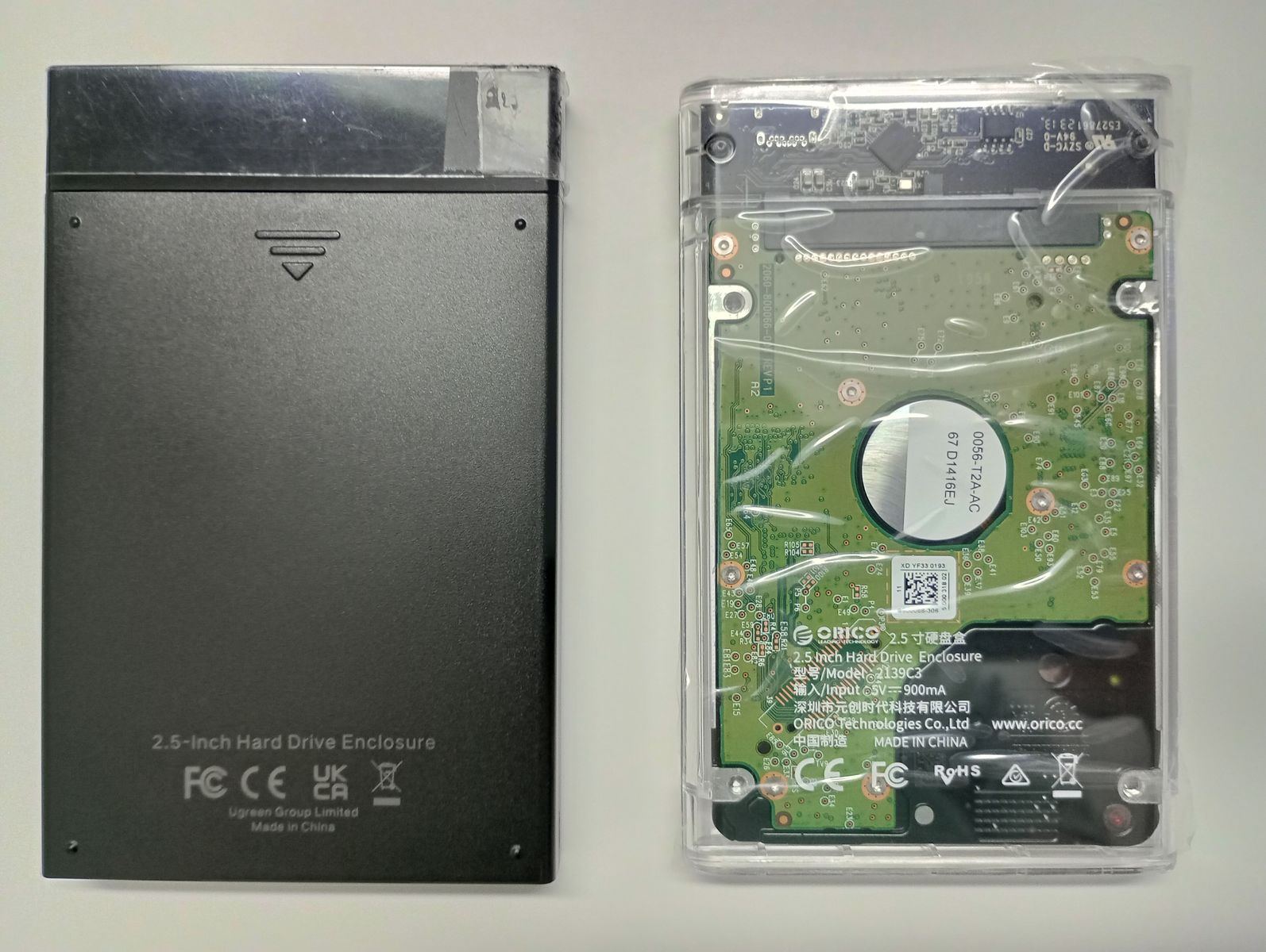 otros electronicos - Enclosure ORICO 2.5 Sata USB 3.1 Type-C 5