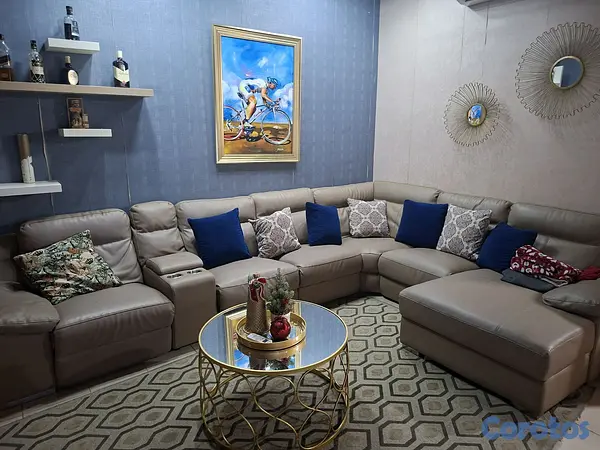 muebles y colchones - Mueble en L Piel Sintetica 2