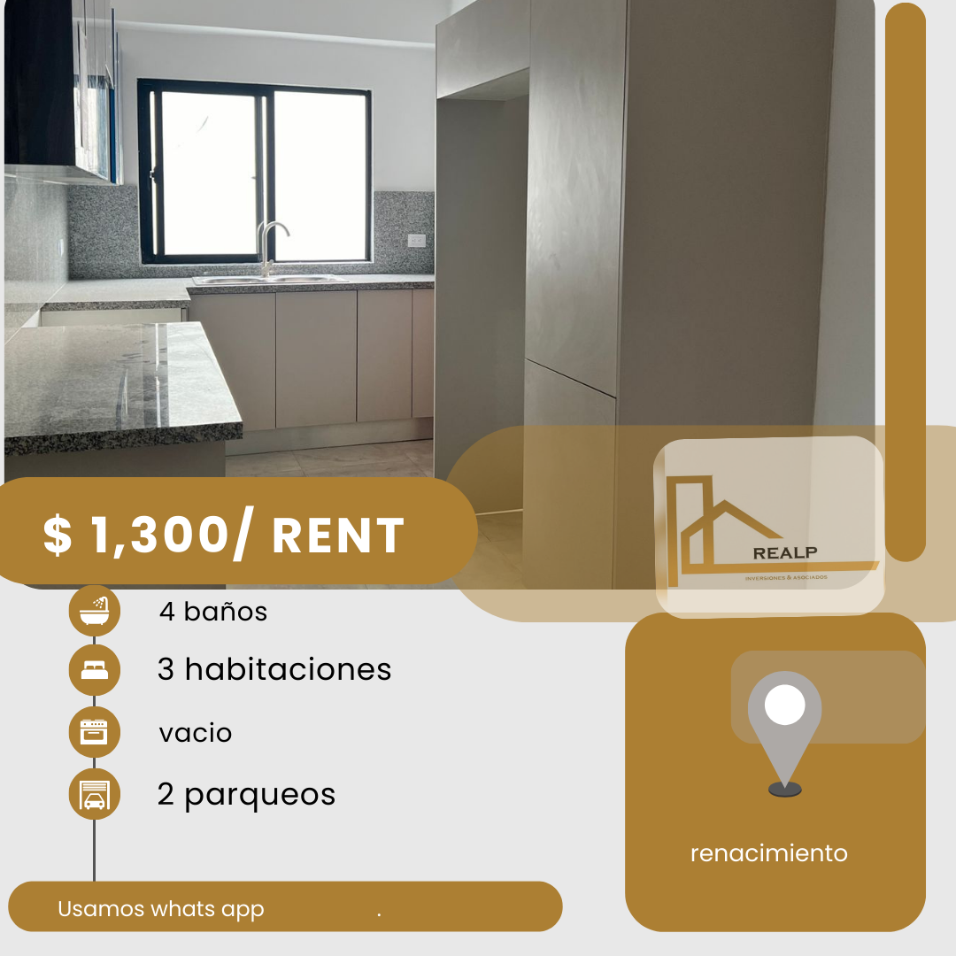 apartamentos - hermoso apartamento en zona céntrica en el renacimiento 