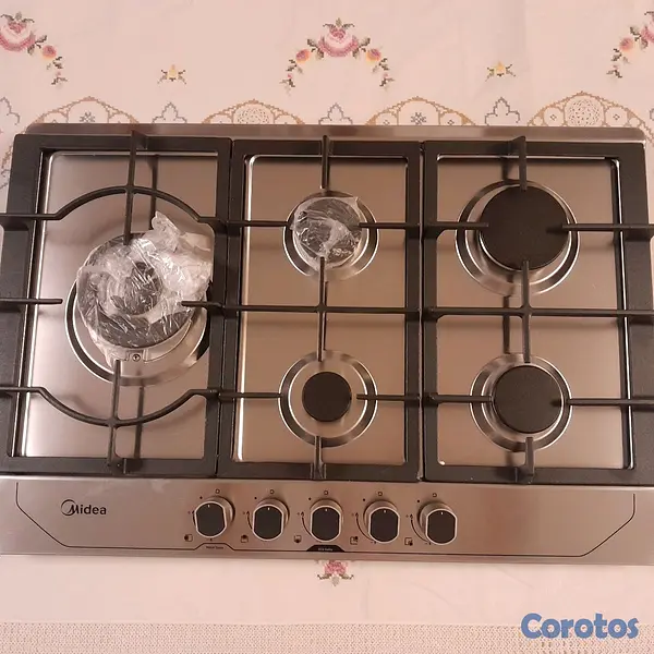cocina - Estufa de gas 30" inoxidable marca MIDEA 5