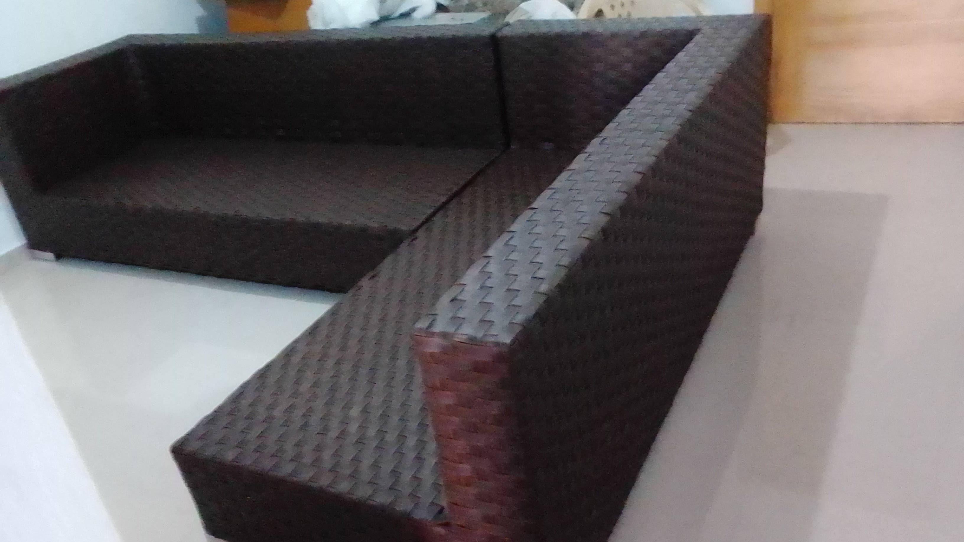muebles y colchones - Mueble Rattan Forma L 2 Asientos Super Expecial Nuevo.
20% descuento.
 1