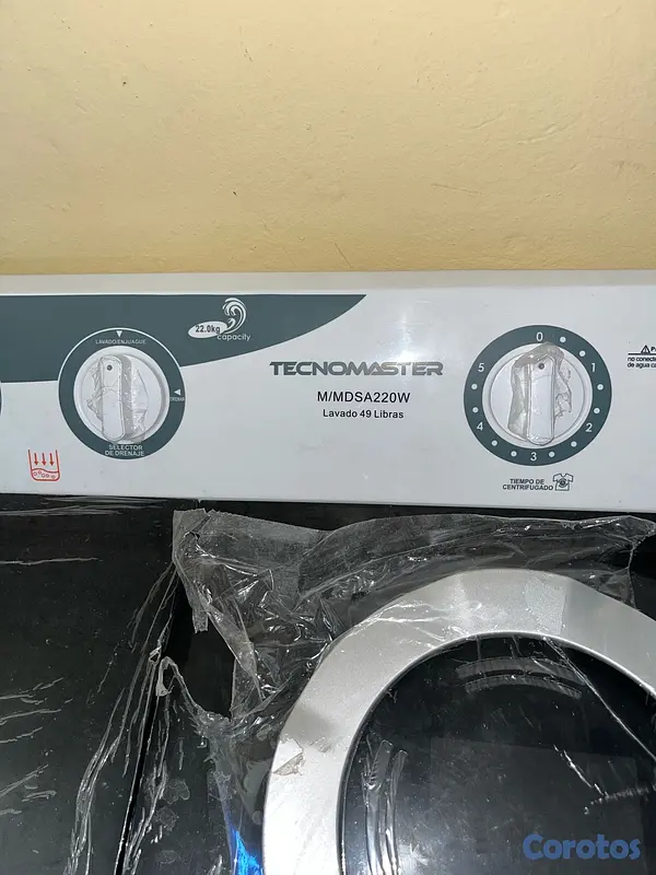 electrodomesticos - Lavadora tecnomaster de 49 libras 2